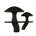 Mushroom Shaped Floating Shelves Creative Wall Mounted Plastic Hanging Rack for Living Room Bedroom Kitchen, Utility Racks